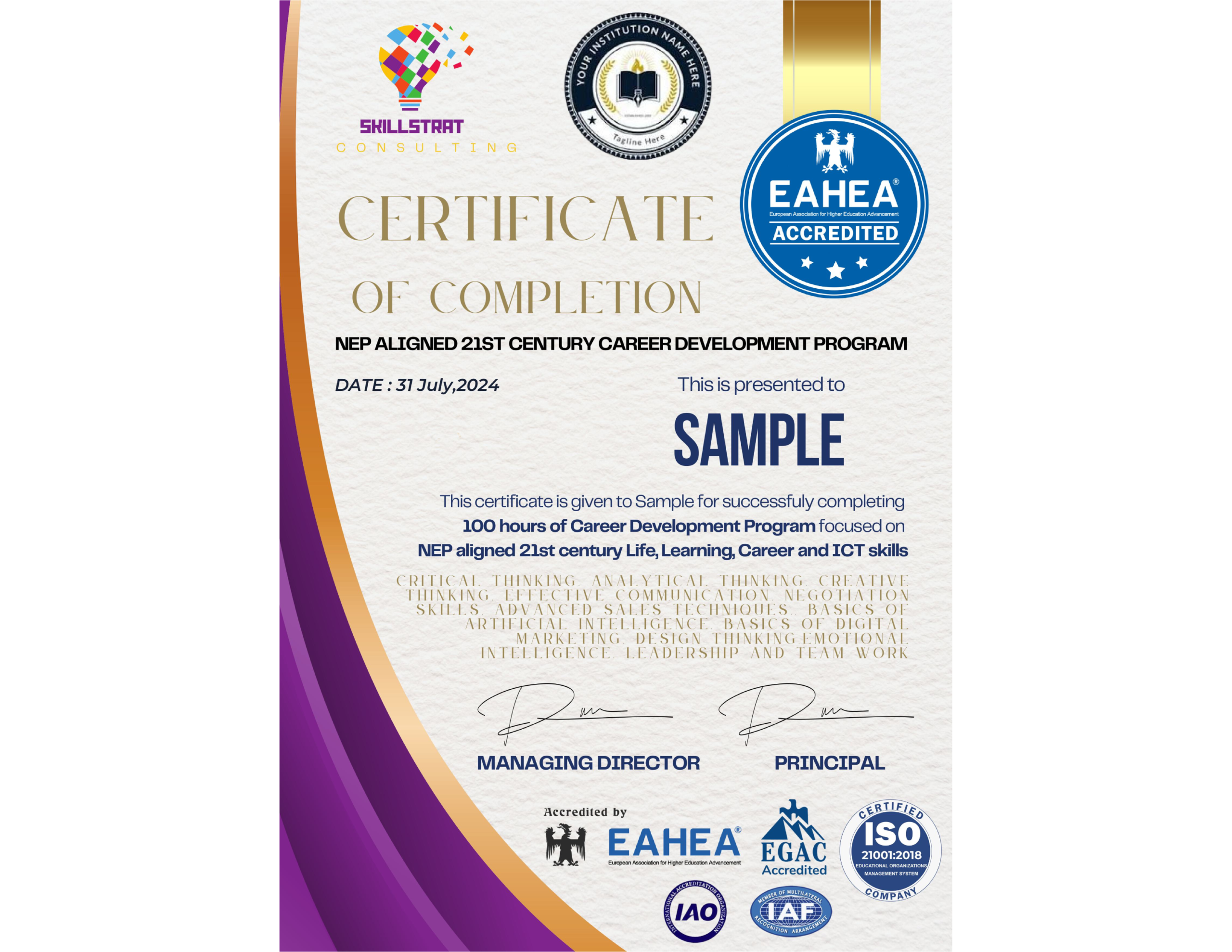 IAO Accreditation Certificate - SkillStrat Consulting (1)