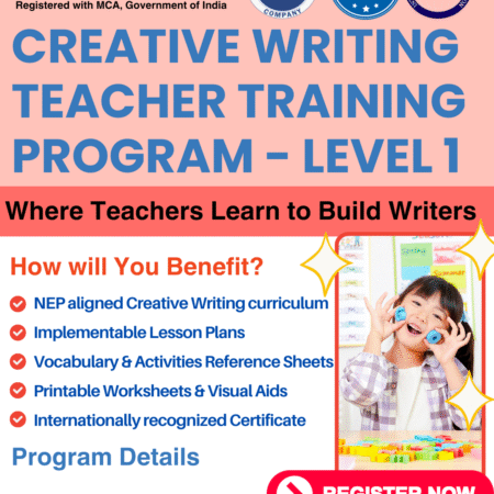 CREATIVE WRITING TEACHER TRAINING PROGRAM - LEVEL 1