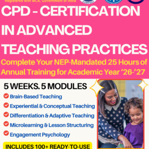 CPD 2: Certification in Advanced Teaching Practices