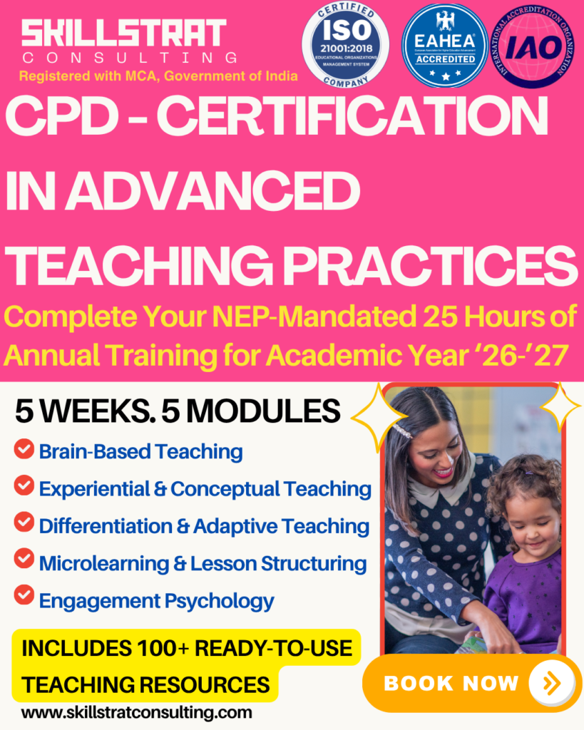 CPD 2: Certification in Advanced Teaching Practices